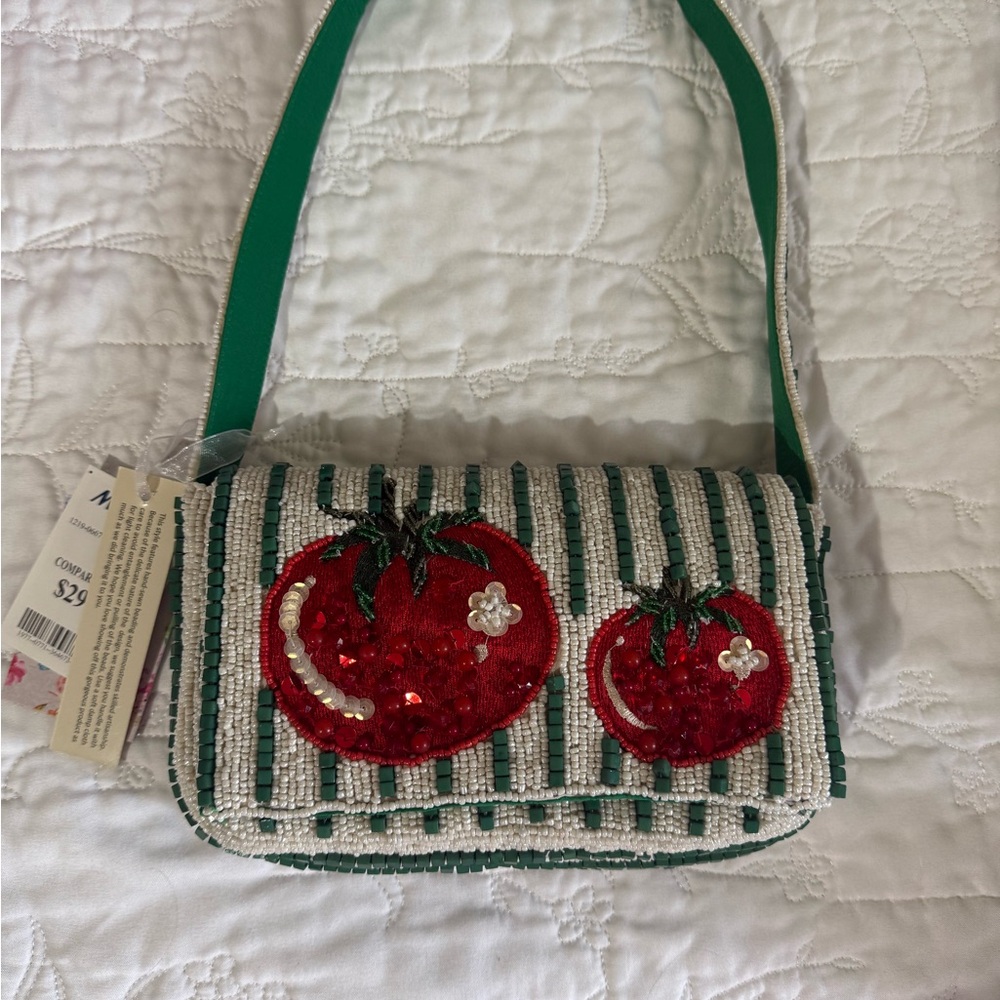 Viral Tomato India Beated Shoulder Bag
